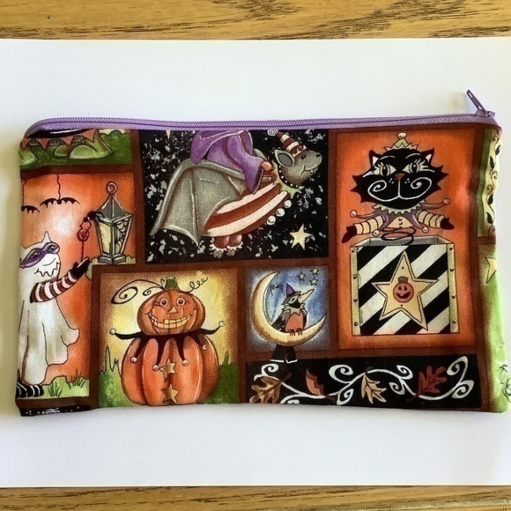 Halloween purse clutch make up